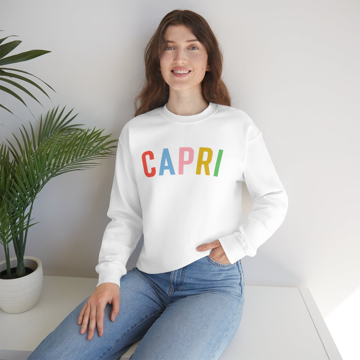 Capri Sweatshirt, Amalfi Coast, Italy Vacation Family Trip Honeymoon Cruise, Italia Vintage, I Love Italy, Positano, Capri, Italia