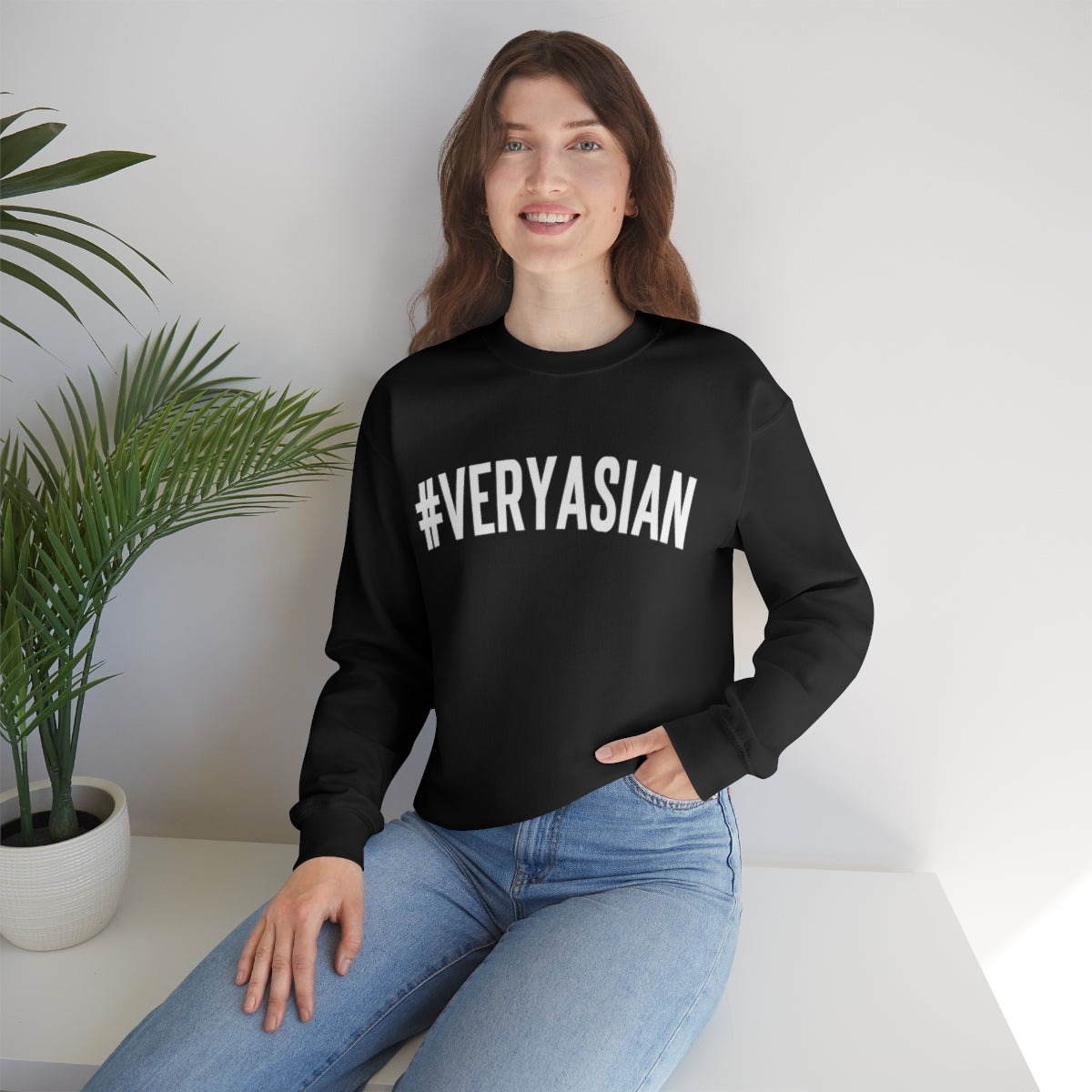 Very Asian Sweatshirt, proceeds donated to StopAAPIHate.org, #VeryAsian, Stop Racism, I Love Korea - DarlimStudio