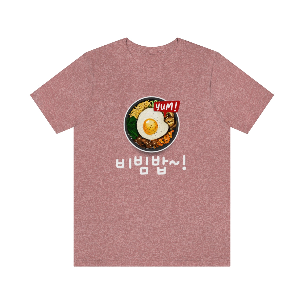 Bibimbap Unisex T shirt, Cute Korean Food Lover Gift, K-pop Fan, K-drama, I Love Korea, Asian Foodie, Korean Traditional Cuisine, Very Asian - DarlimStudio