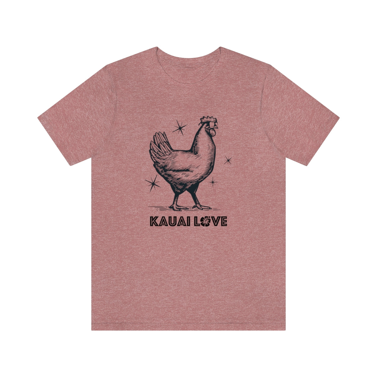 Kauai Love Hawaii Cool Chicken Unisex T shirt, I Love Hawaii, I Love Kauai, 808 State, Aloha State, Aloha Spirit, Vintage Hawaii - DarlimStudio