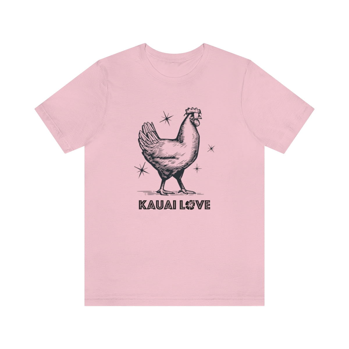 Kauai Love Hawaii Cool Chicken Unisex T shirt, I Love Hawaii, I Love Kauai, 808 State, Aloha State, Aloha Spirit, Vintage Hawaii - DarlimStudio