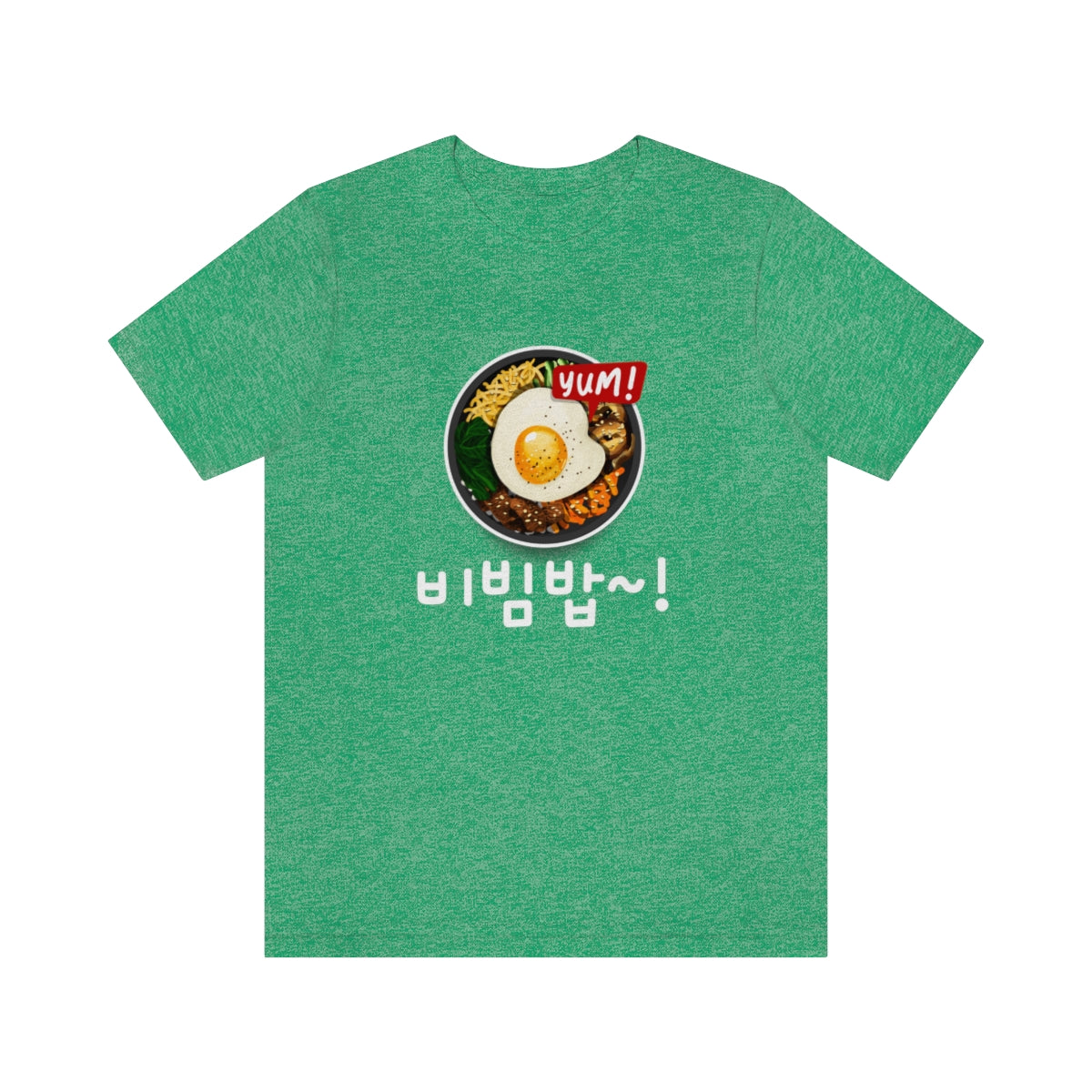 Bibimbap Unisex T shirt, Cute Korean Food Lover Gift, K-pop Fan, K-drama, I Love Korea, Asian Foodie, Korean Traditional Cuisine, Very Asian - DarlimStudio