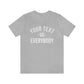 Custom Your Text vs Everybody Shirt, NJ vs Everybody, Jon Bon Jovi, Concert Tour, Funny Custom Shirt, Team Sport, Family Shirt