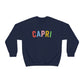 Capri Sweatshirt, Amalfi Coast, Italy Vacation Family Trip Honeymoon Cruise, Italia Vintage, I Love Italy, Positano, Capri, Italia
