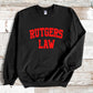 Rutgers Law School Sweatshirt, Custom Law School Sweatshirt - DarlimStudio