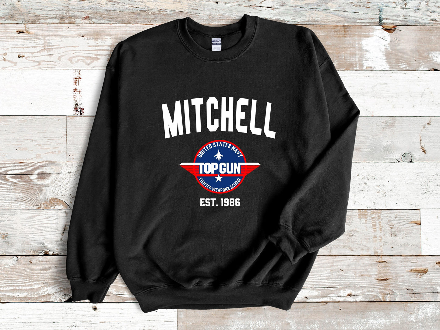 Custom Top Maverick Characters Call Sign Sweatshirt, Jet Fighter, Custom Your Name, Your Call Sign, Fighter Jet, Navy Dad, Navy Mom - DarlimStudio