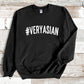 Very Asian Sweatshirt, proceeds donated to StopAAPIHate.org, #VeryAsian, Stop Racism, I Love Korea - DarlimStudio