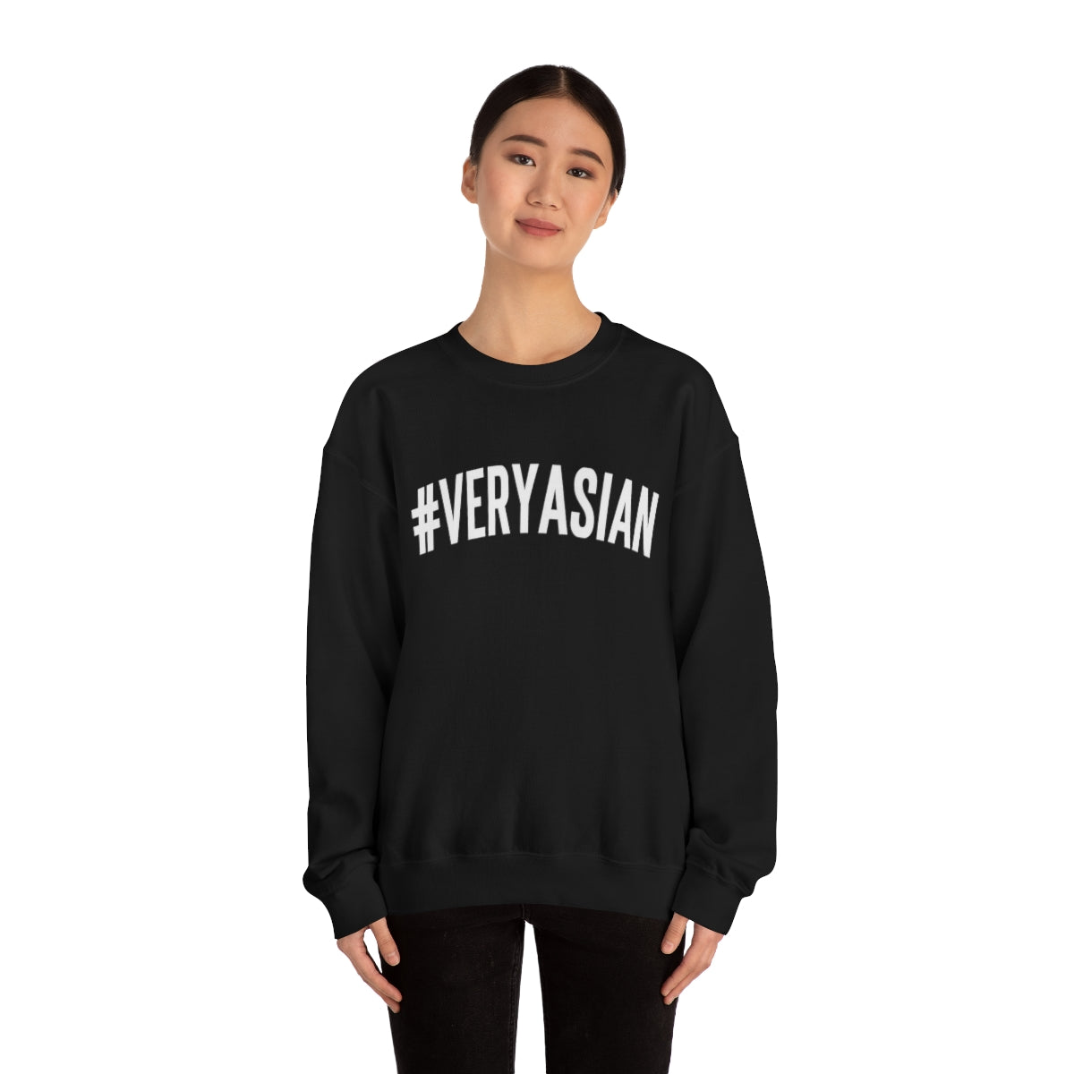 Very Asian Sweatshirt, proceeds donated to StopAAPIHate.org, #VeryAsian, Stop Racism, I Love Korea - DarlimStudio