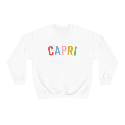 Capri Sweatshirt, Amalfi Coast, Italy Vacation Family Trip Honeymoon Cruise, Italia Vintage, I Love Italy, Positano, Capri, Italia