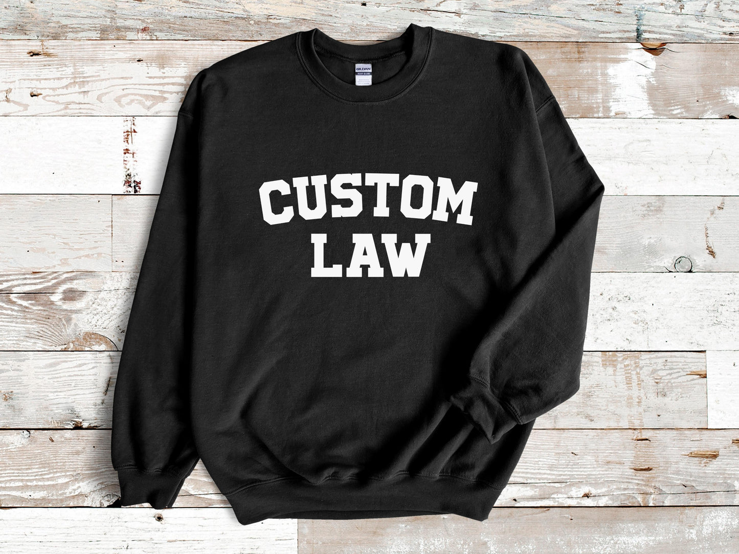 Custom Law School Sweatshirt, Your Law School, Law School Gift, Law Student Lawyer Law Professor Paralegal Alumni Attorney School Pride - DarlimStudio