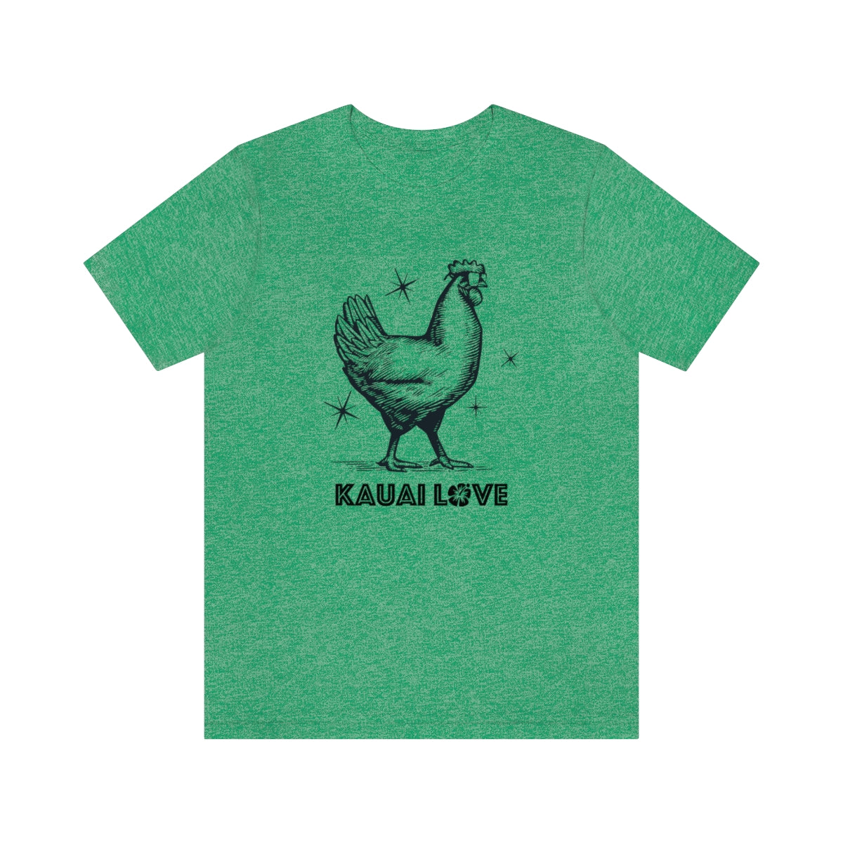 Kauai Love Hawaii Cool Chicken Unisex T shirt, I Love Hawaii, I Love Kauai, 808 State, Aloha State, Aloha Spirit, Vintage Hawaii - DarlimStudio