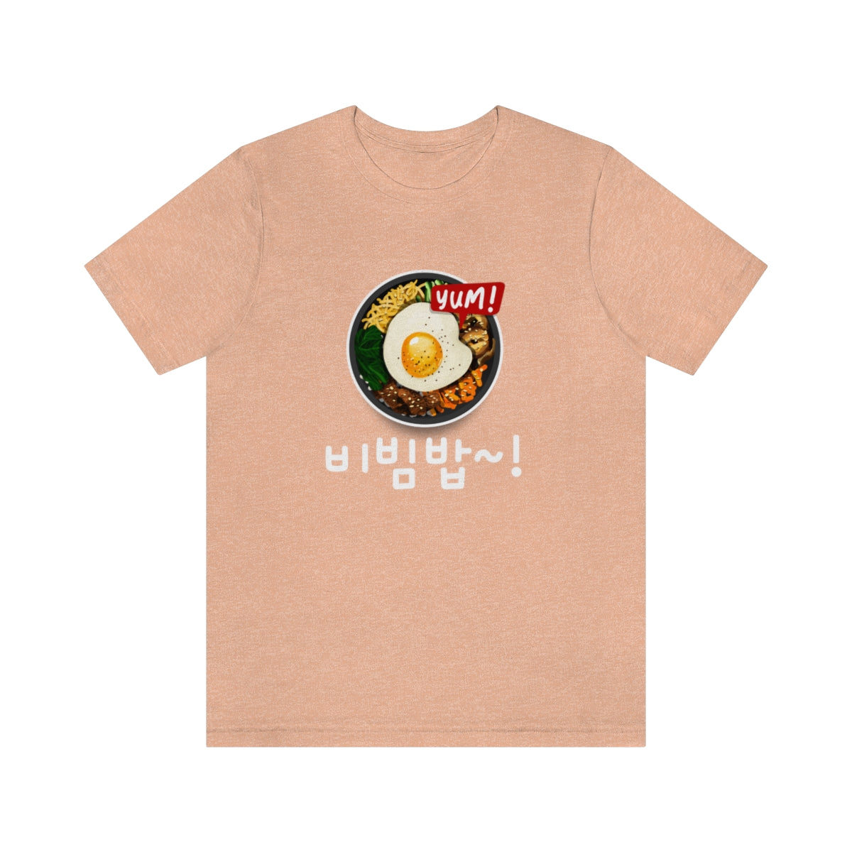 Bibimbap Unisex T shirt, Cute Korean Food Lover Gift, K-pop Fan, K-drama, I Love Korea, Asian Foodie, Korean Traditional Cuisine, Very Asian - DarlimStudio