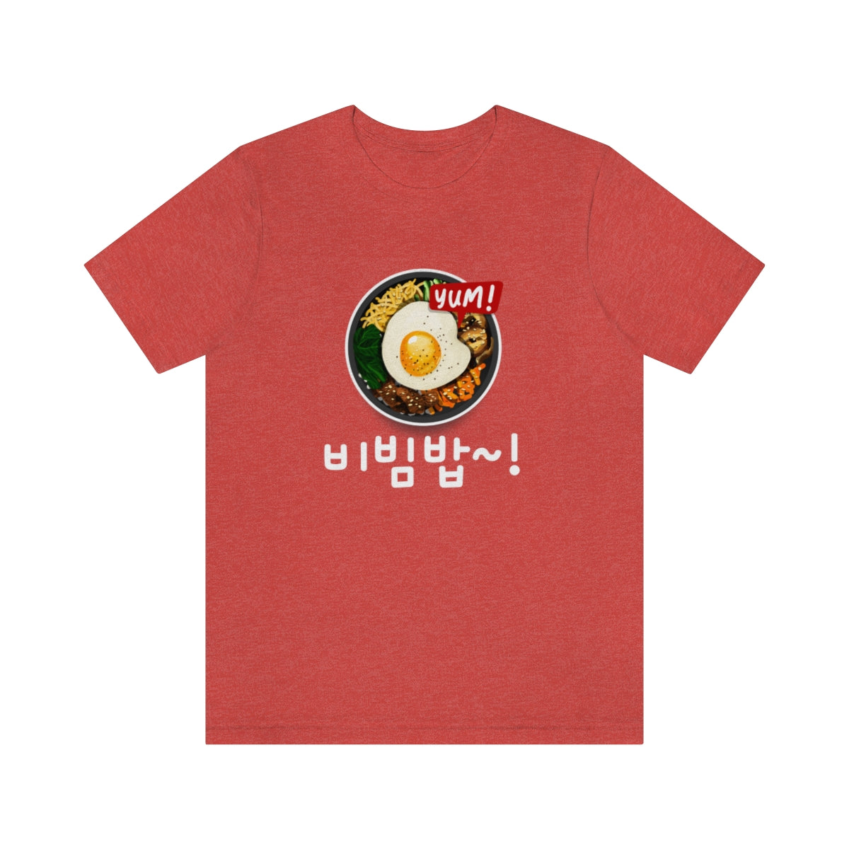 Bibimbap Unisex T shirt, Cute Korean Food Lover Gift, K-pop Fan, K-drama, I Love Korea, Asian Foodie, Korean Traditional Cuisine, Very Asian - DarlimStudio