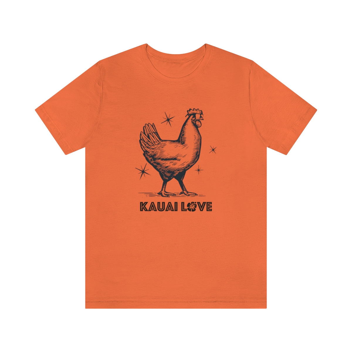 Kauai Love Hawaii Cool Chicken Unisex T shirt, I Love Hawaii, I Love Kauai, 808 State, Aloha State, Aloha Spirit, Vintage Hawaii - DarlimStudio