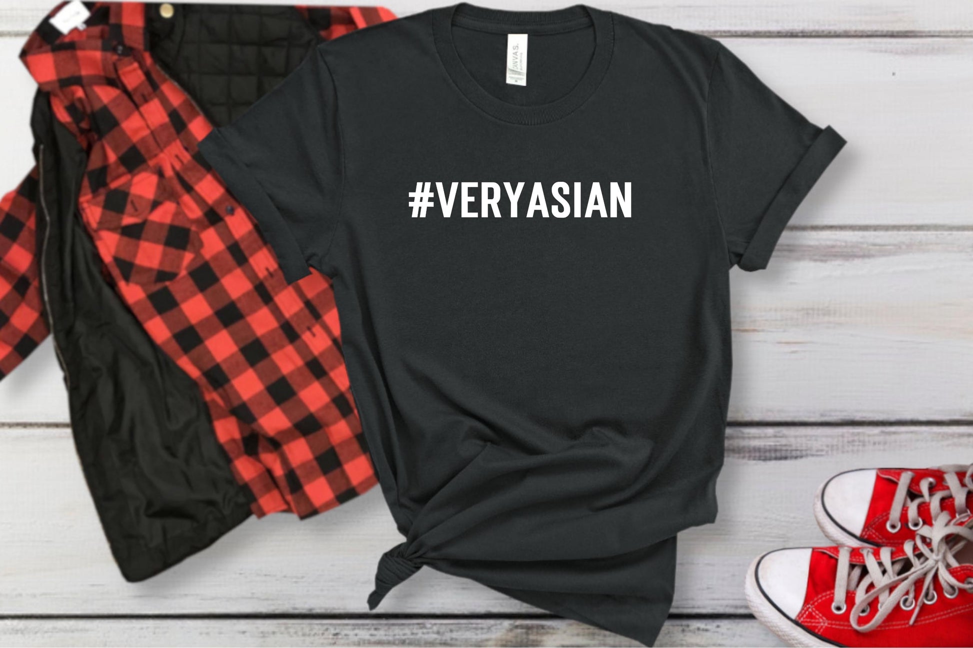 Very Asian T shirt, proceeds donated to StopAAPIHate.org, #VeryAsian, Stop Racism, I Love Korea - DarlimStudio